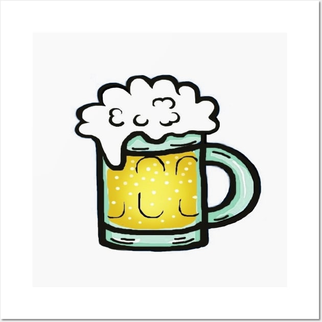 Mug of Beer Wall Art by FranBail